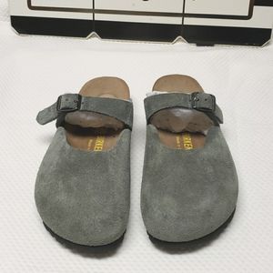 Birkenstock green suede 5-5.5